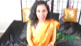 Indian Hindi Mom Catches Son Smelling Huff and puff POV