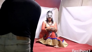 Indian Bhabhi In Traditional Garments Having Rough Hard Adventuresome Sex With Her Devar