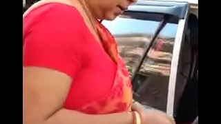 My apple of one's eye type of aunty around chubby breast enlargened by sexy back
