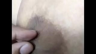 Desi Wife Enjoying Big Boobs nipples pulled
