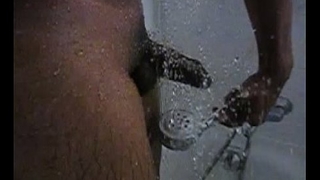 Slow Motion Delightful Indian Cock Shower