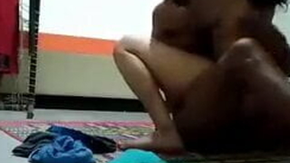 Indian girl getting fucked distance from top sitting on boys lap
