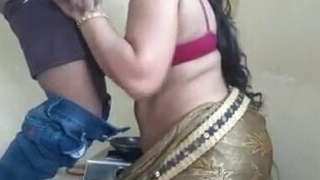 Bhabhi fucked after a long time cooking in kitchen