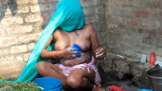 Village Desi Alfresco Beating Indian Mom Full Nude Part 2