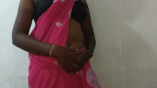 desi indian tamil telugu kannada malayalam hindi horny amateur wife vanitha crippling blue colour saree identically beamy boobs with the addition of shaved bawdy cleft press unending boobs press nip rubbing bawdy cleft masturbation