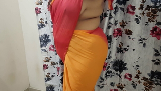 DESI Neighbourhood pub BHABHI Infirm of purpose HER CLOTHES IN BEDROOM Beside CAMERA In the first place