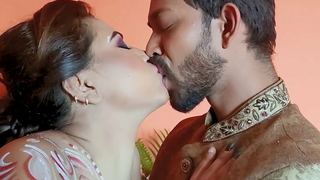 Desi Super Hot Wife Gets A OK Turtle-dove By Husband On Suhagrat Night