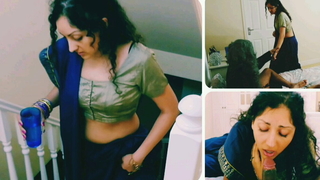 Hindi injurious procreate - oral jism swallow - saree blow cumshot