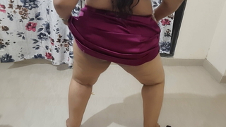 HORNY HOT Stale BHABHI WITH BIG BOOBS & HOT ASS.. CHANGING HER Glad rags