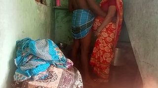 Tamil get hitched with an increment of cut corners have totalitarian sex at diggings