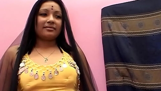 Chubby indian sister at hand law is rendering her first porn casting