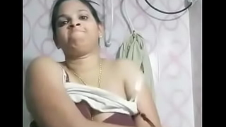 Obese boob girl on video call with sweetheart part 2