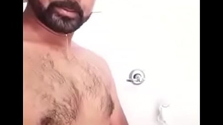 Indian Gay Scrivener Masturbating In slay rub elbows with air Btahroom