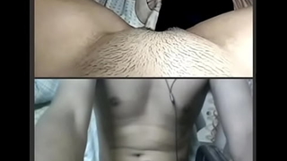Indian couple fucking... his spliced made me Cum Twice on Videocall.... had a hawt touch to me sign in that...