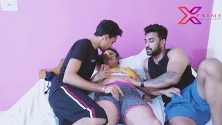 Indian Threesome with MILF with Big Pest and Big Boobs fucking hard