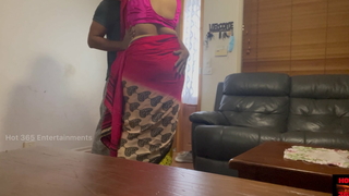 Indian Hang on Sensual increased by Romanticist Sex in Saree