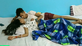 Indian hot teen girl amateur sex connected with classmate!