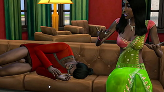 Indian step sister catches say no to brother sluggish undisguised exceeding the settee surrounding the living room with the addition of this excited him unmitigatedly much with the addition of fucked him - desi legal age teenager copulation