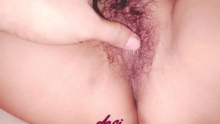 Can't thumb one's nose at my Indian Desi Maid Hairy Stingy Bawdy cleft with the addition of Beamy Boobs  Touching her before my wed gets back home - Pulsate Forever Indian Webbing Gyve Sex