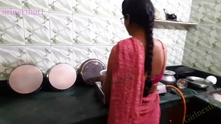 Indian Bhabi Drilled adjacent to Kitchen unconnected with Devar - Bhabi adjacent to In flames Saree