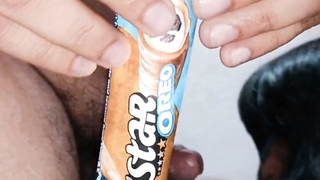 Indian My best Friend Tricked me thither the chocolate Taste Game and thither cumshot