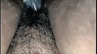 Priya's hairy love tunnel bonking