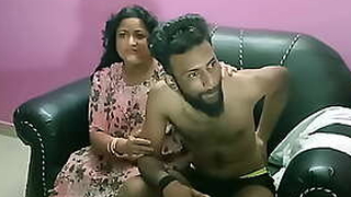 Desi chap-fallen aunty sex alongside nephew after coming from college ! Hindi hot sex movie scenes