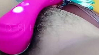 Indian Desi Aunty exposing Big Boobs increased by Hairy Snatch