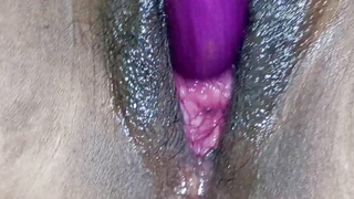 Desi Indian housewife playing herself with - series 2nd