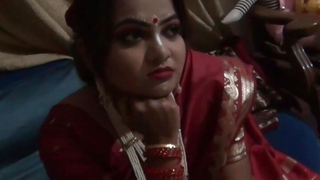 Principal Night session of a comely desi girl. Lively Hindi audio