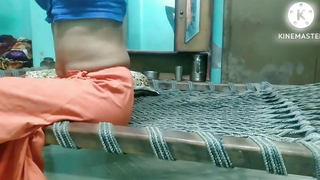Indian torrid girl was merely will not hear of house,her boyfriend came to will not hear of and fucked her, Indian desi dealings video, Lalita bhabhi
