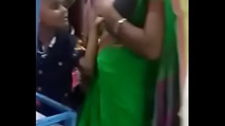 Tamil Sexy aunty boobs neval
