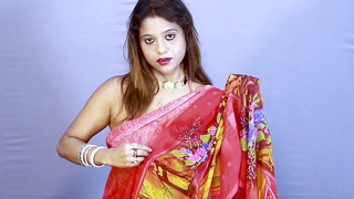 Indian founder Saree shoot moments