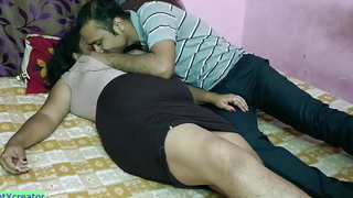 Hot Coition after wife return from office at late night! Desi Humble Coition