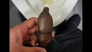 Indian Cock Peeing at little boys' room