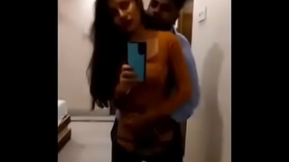 Indian Sri Lankan legal age teenager girl sex in get under one's evacuate the bowels almost boyfriend