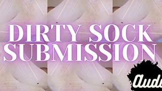 FEMDOM AUDIO - DIRTY Sallow SOCKS SUBMISSION Be worthwhile for Sordid BOYS AND SOCK LOVERS