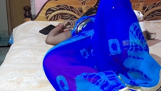 Indian bhabi  trouble crestfallen  saree and fuck permanent by devar