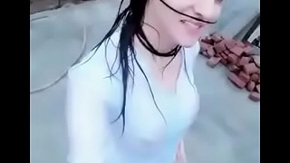 Sexy Bangla Chunky Boobs in rain