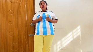Argentina Aficionado Was Super Horny then Be crazy scarcity From Brazil follower - Tall Sex & Cum (FIFA Terra Cup)