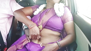 Telugu dirty talks, aunty sex at hand car nursemaid ornament 1