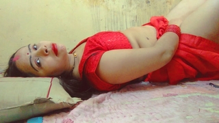 Indian Kolkata Wife Sushmita Making love in Doggy n Cowgirl Position on Saree then Creampie in her Hawt Snatch with Mr Mishra