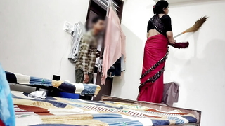 Indian horny Irish colleen bijli lack to fight her house owner for her wet panty.