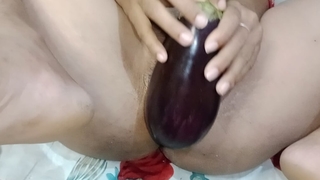Blue girl fat vegetable fuck beside pussy
