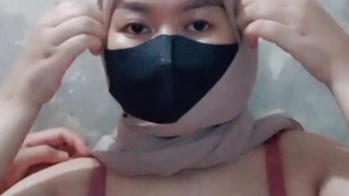 Piping hot Indonesian hijab asks yon be fucked