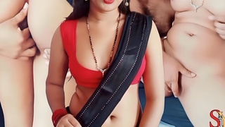 Cute Saree Bhabhi devar ke sath Ganda making love (Hindi Audio) slutwife
