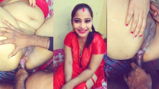 Desi Bhabhi Valentine's Day Anal job Roguish time In Oyo (Hindi audio)