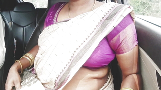 Telugu aunty stepson in performance car sex accouterment - 1, telugu dirty talks