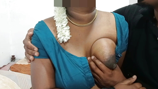 A Tamil wife had sex with her sisters husband who came to her house he bullwhips fuck so hard