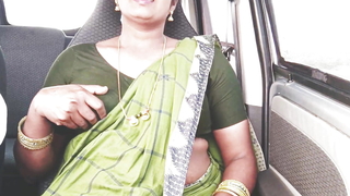 Telugu crezy DIRTY talks, spectacular saree indian Sheila car sex.